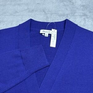 Madewell Cardigan Sweater Mens Medium 100% Merino Wool Grandpa Grampcore NEW